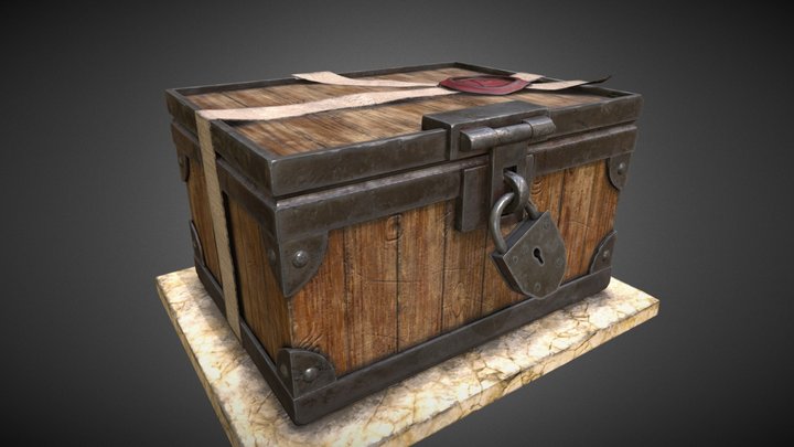 Treasure Chest 3D Model