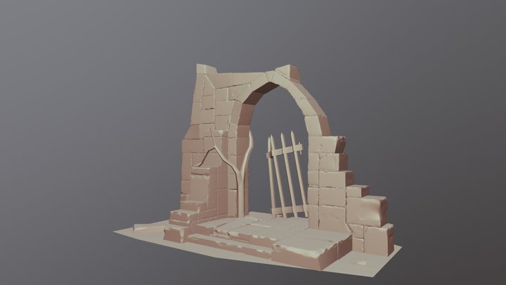 Stone Arch (WIP) 3D Model