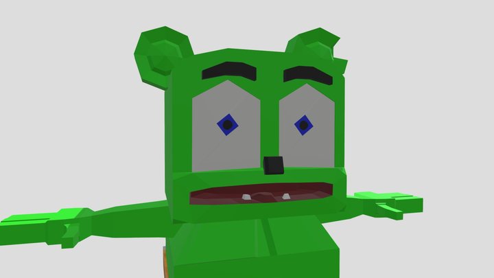 Low Poly Gummibär Model. (24/10/25) – Modello 3D gratuito STL