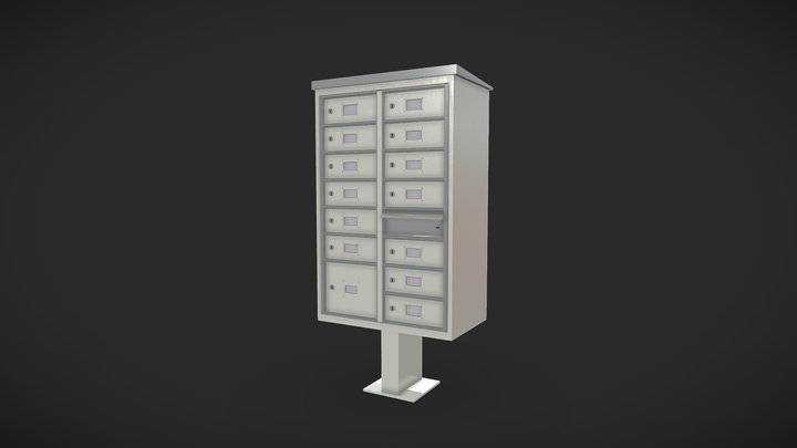 Community Mailbox 3D Model