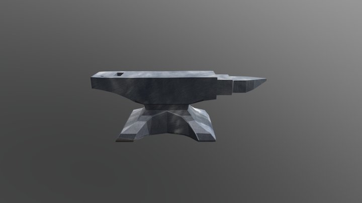 Anvil (Low Poly) 3D Model
