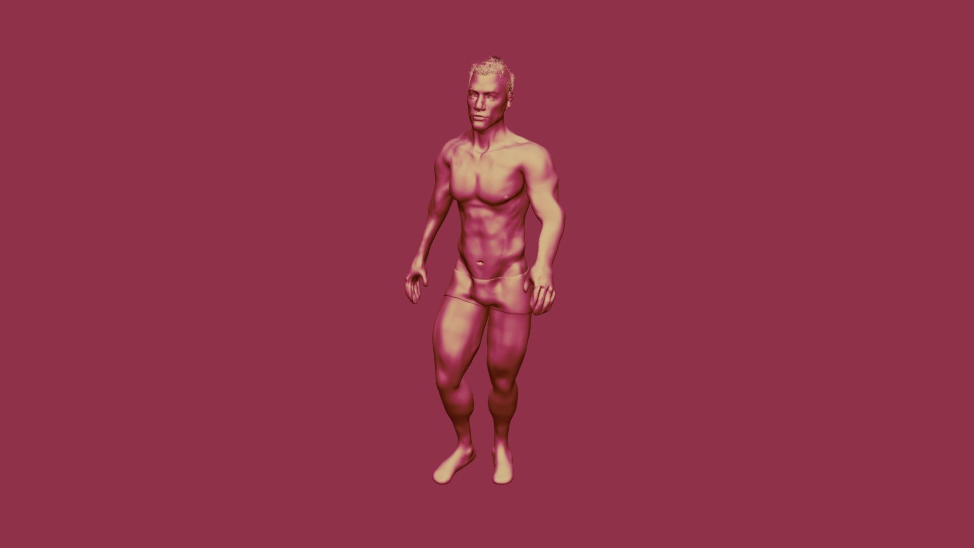 Homme - Strut Walking - 3D model by mimobase (@MarkPayne) [e3776f5 ...