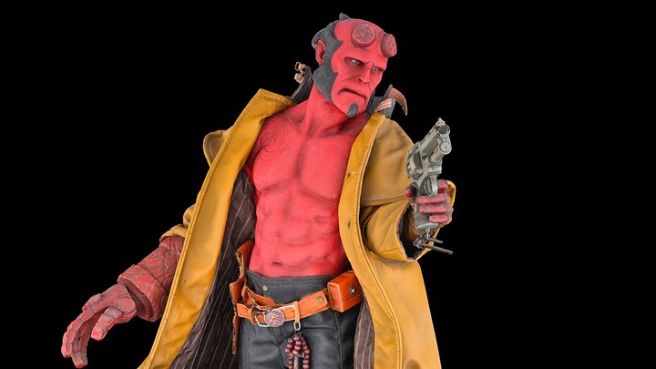 Hellboy – Icon of Guillermo del Toro’s "Hellboy" 3D Model