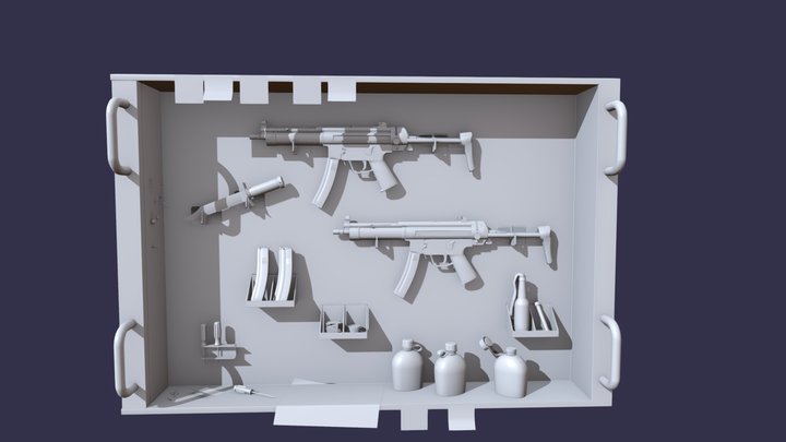 MP5 Setup 3D Model