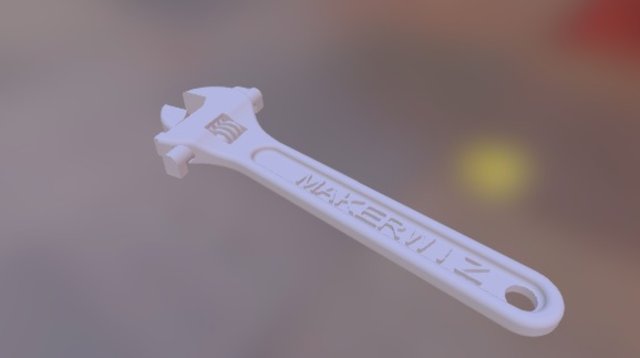Makerwiz Wrench 3D Model