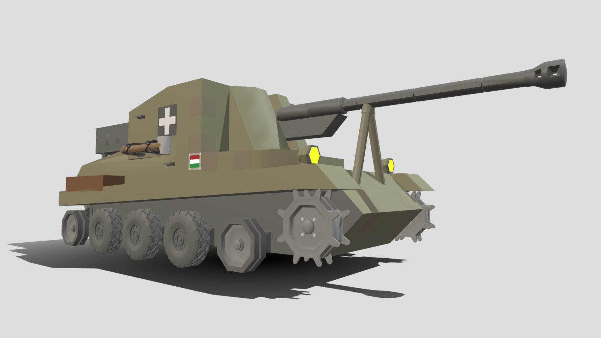 Hungarian Tank Destroyer Toldi I A (SW Model) - 3D model by wivi2013 ...