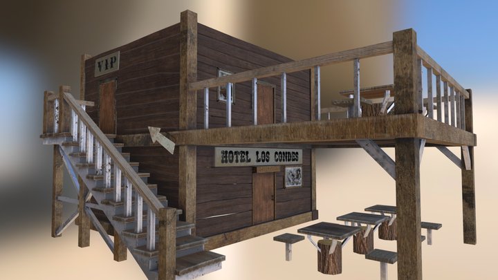 Western house 3D Model