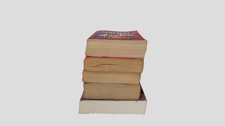 Books 3D Model