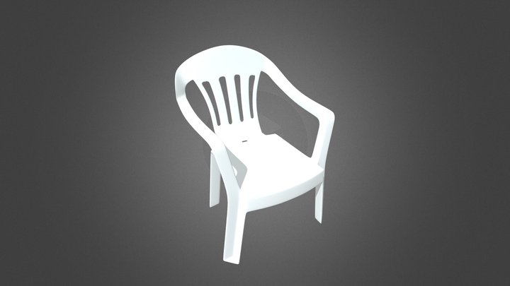 Monobloc chair 3D Model