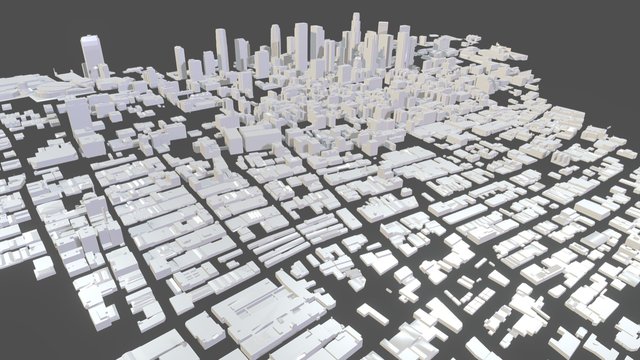 Downtown Los Angeles 3D Model