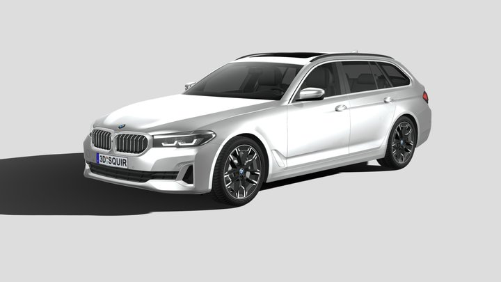 BMW 5-series Touring G31 basic 2021 3D Model