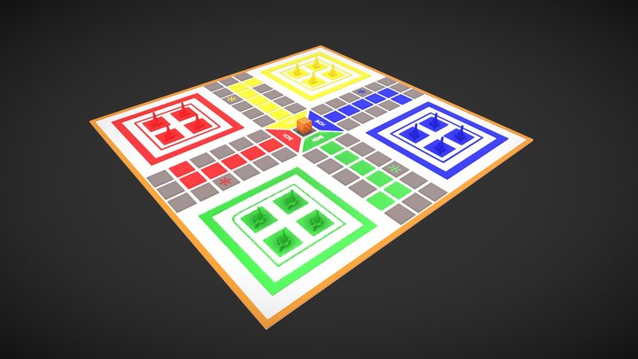 Jogo de tabuleiro Ludo Modelo 3D - TurboSquid 2063972