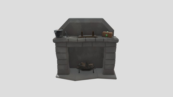 Fireplace 3D Model