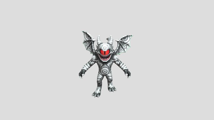 Monster21_ All Anim_ Material 3D Model