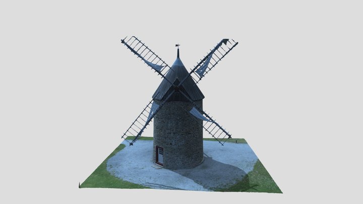 Moulin a vent 3D Model