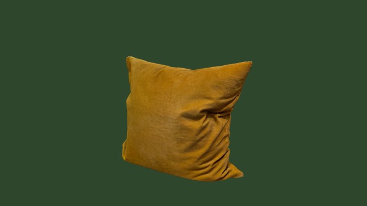 Yellow Pillow 3D Model