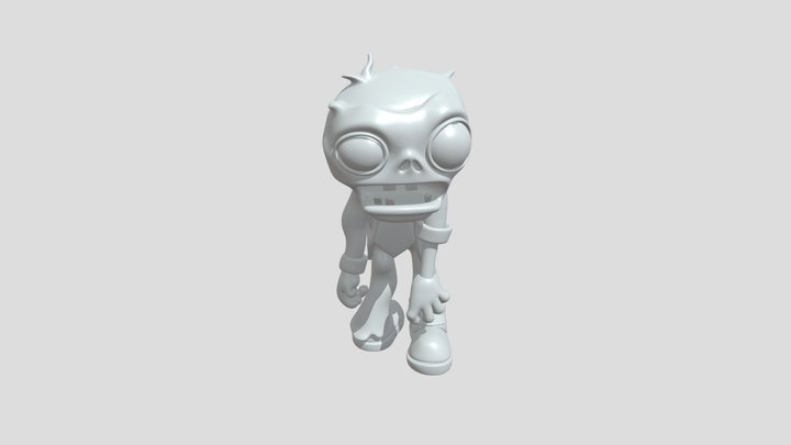 Cartoon zombie character 3D Model