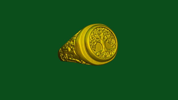Tree carving ring