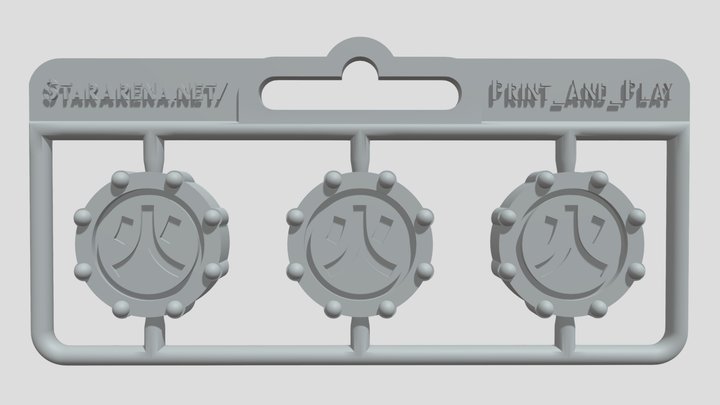 SET_15_PYRO_COIN_RED – Free 3D Model STL