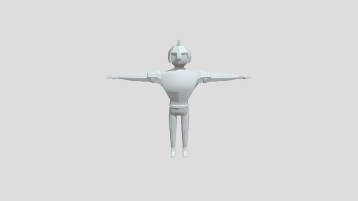 Modelo do Gladiador LowPoly 3D Model