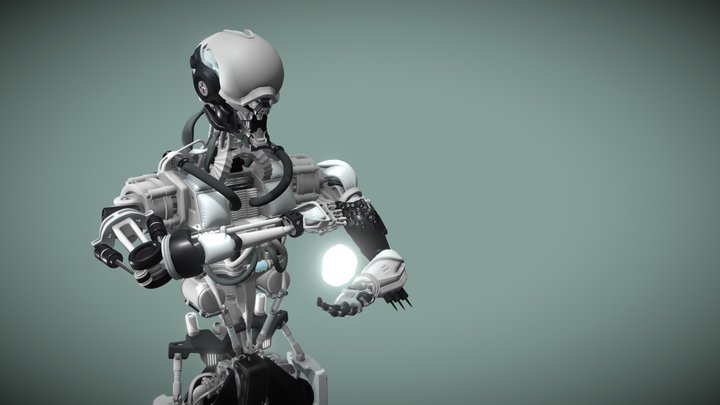 Robot Alt1 [Black ver.] 3D Model