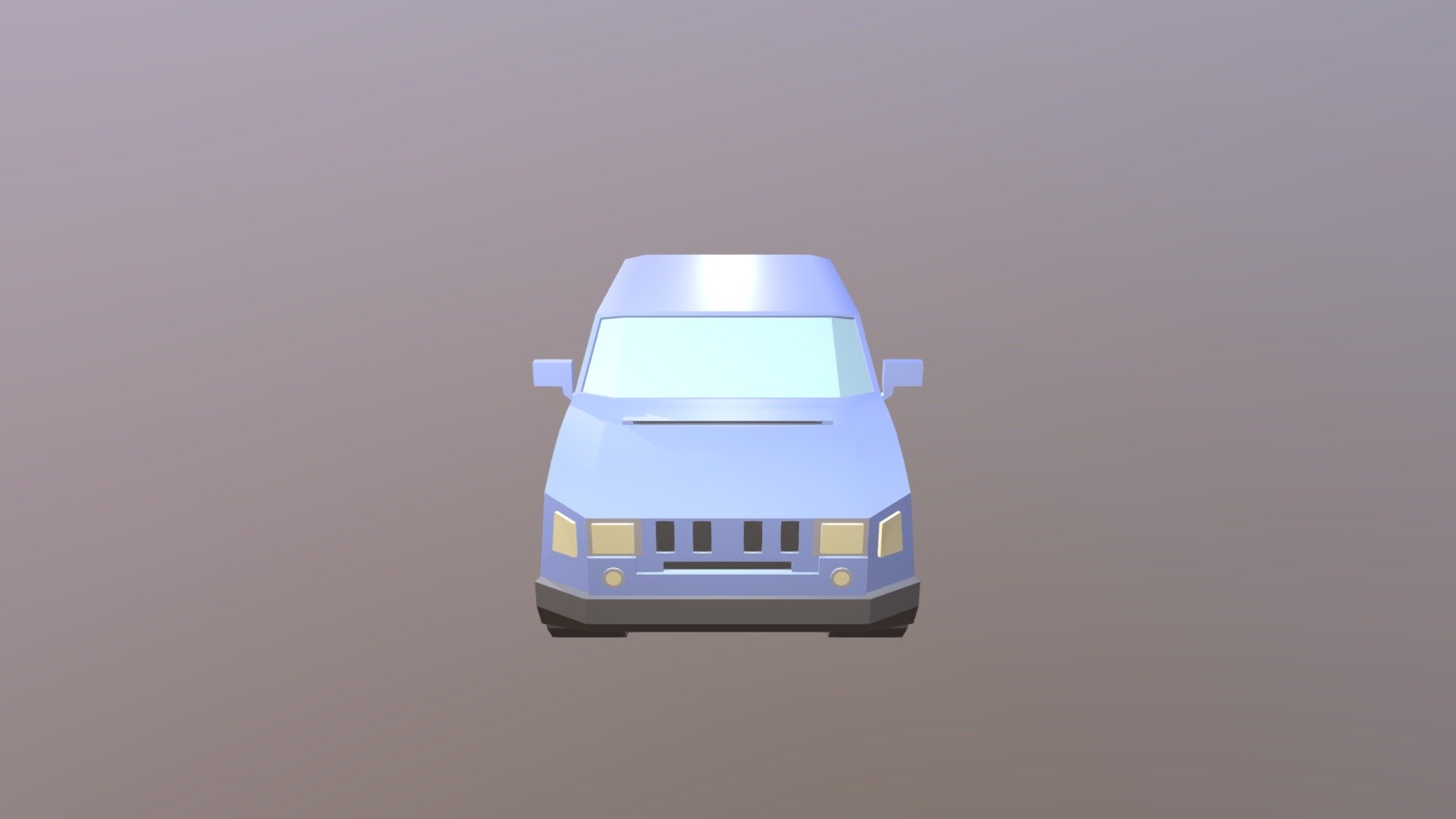 Camioneta low poly