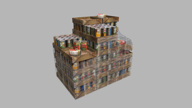 Canned Goods 3D Model