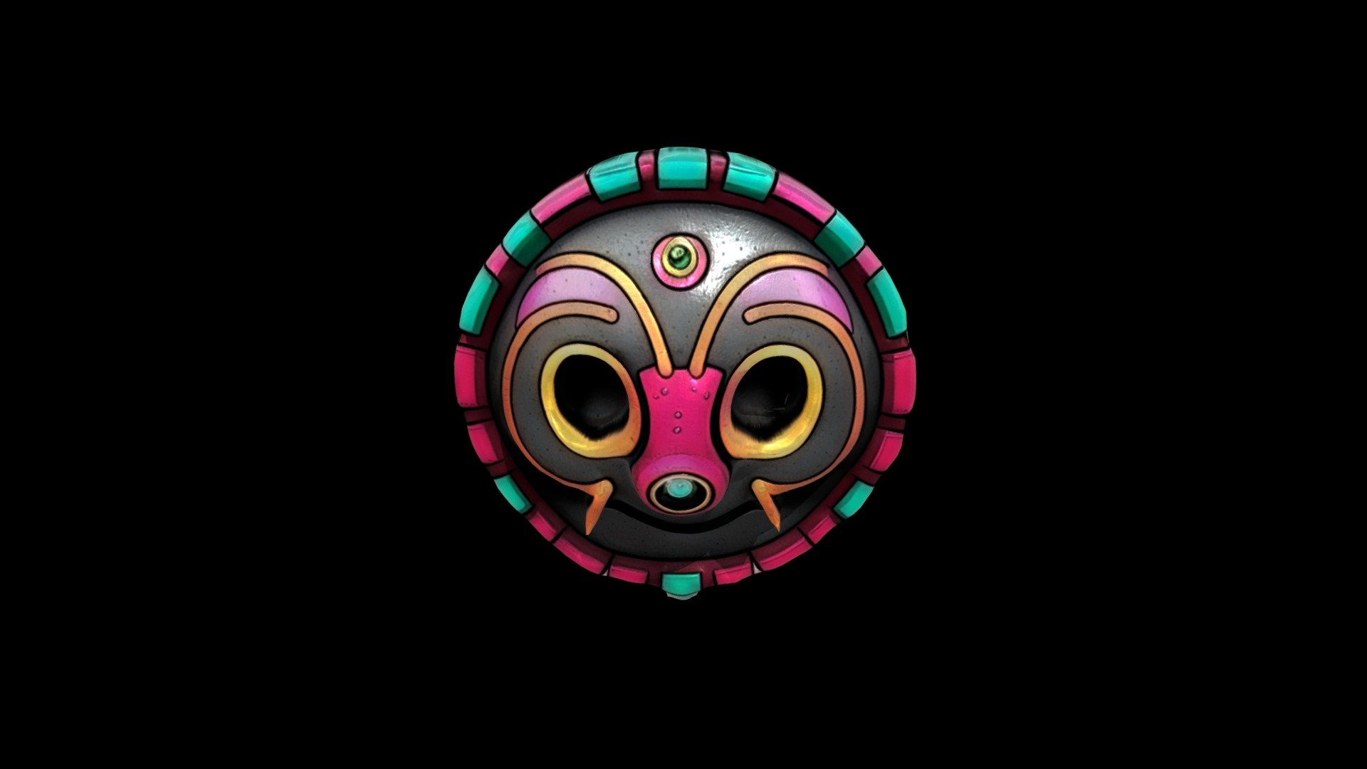 Happy Mask 499 - Download Free 3D model by klrxyz [e386892] - Sketchfab