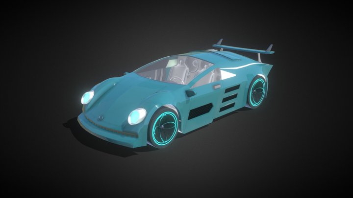 Futuristic Car: Neo 3D Model