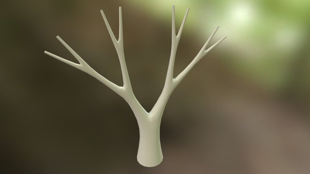 Tree Multi Joint 3D Model