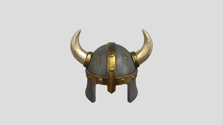 Viking Helmet 3D Model