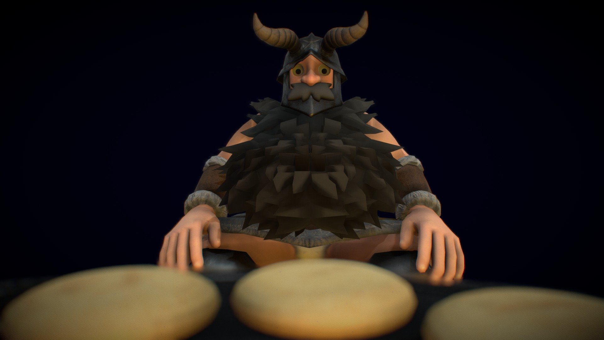 Senshi cooking arepas - 3D model by Vk (@ripvaft24) [e388dbb] - Sketchfab