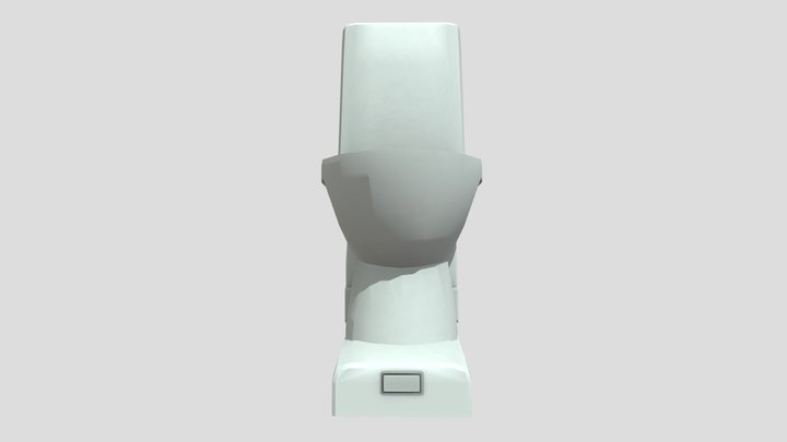 Big toilet template 3D Model