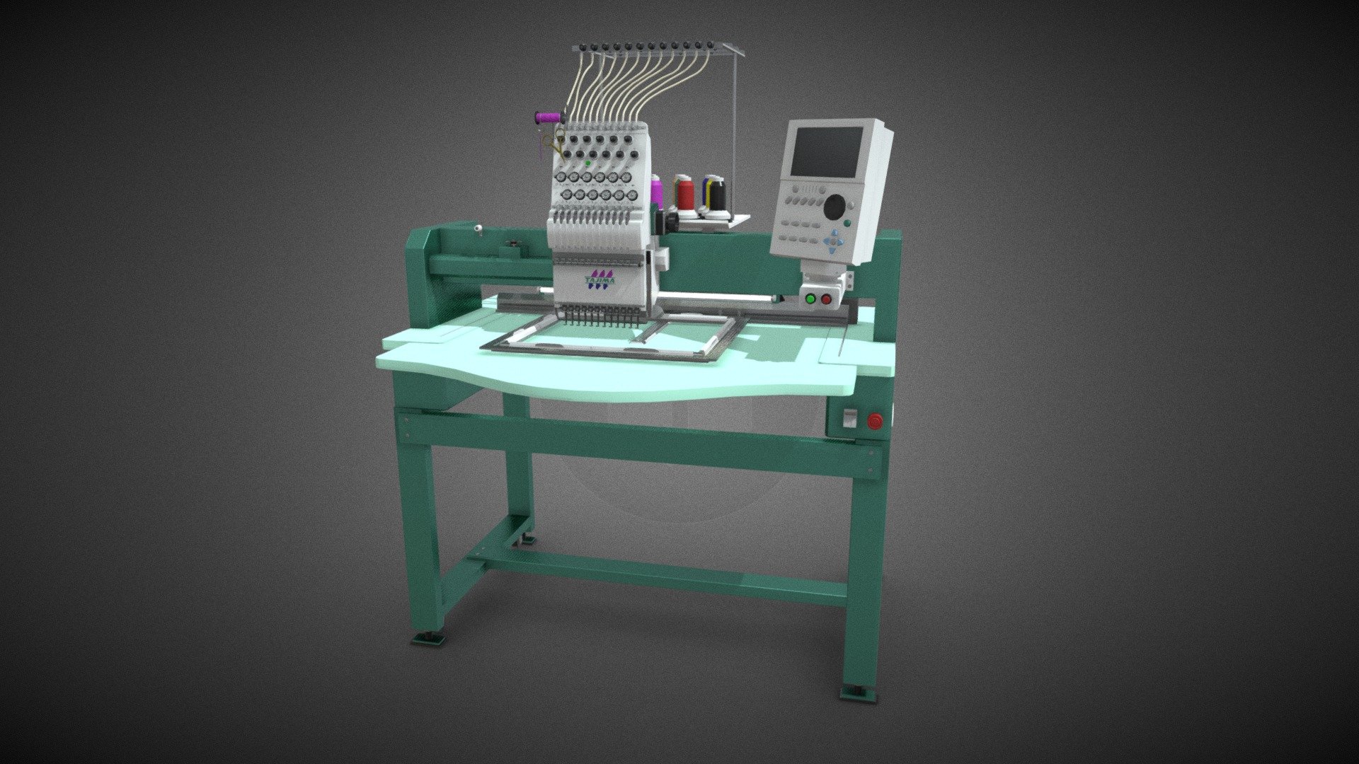 Embroidery Machine Download Free 3D model by JinnMx (Jinni) [e38a2ab