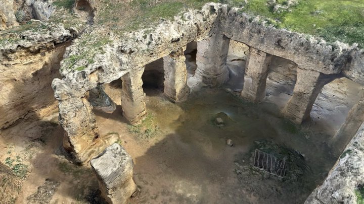Tombs of the kings Paphos 7 3D Model
