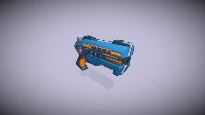 Laser Gun 3D Model