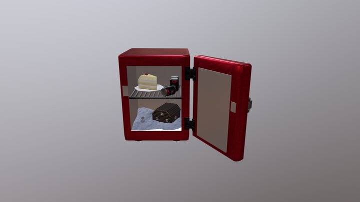 cabin in a fridge 3D Model