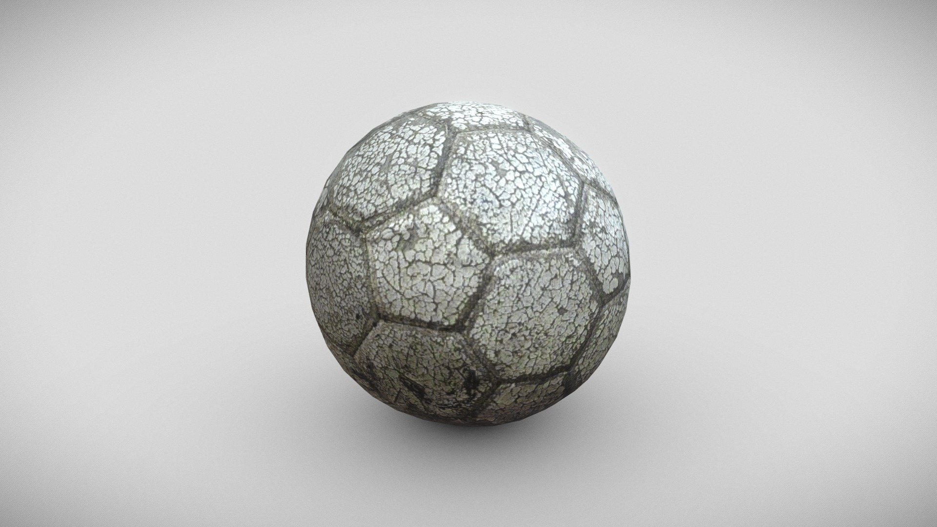 Old soccer ball