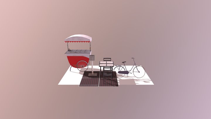 1 DAE 18 5 props Enrique Brosse 3D Model