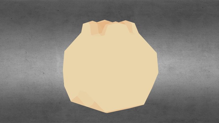 low poly dim sum 3D Model