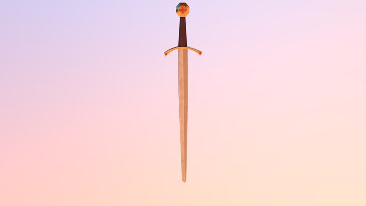 Templar Sword 3D Model