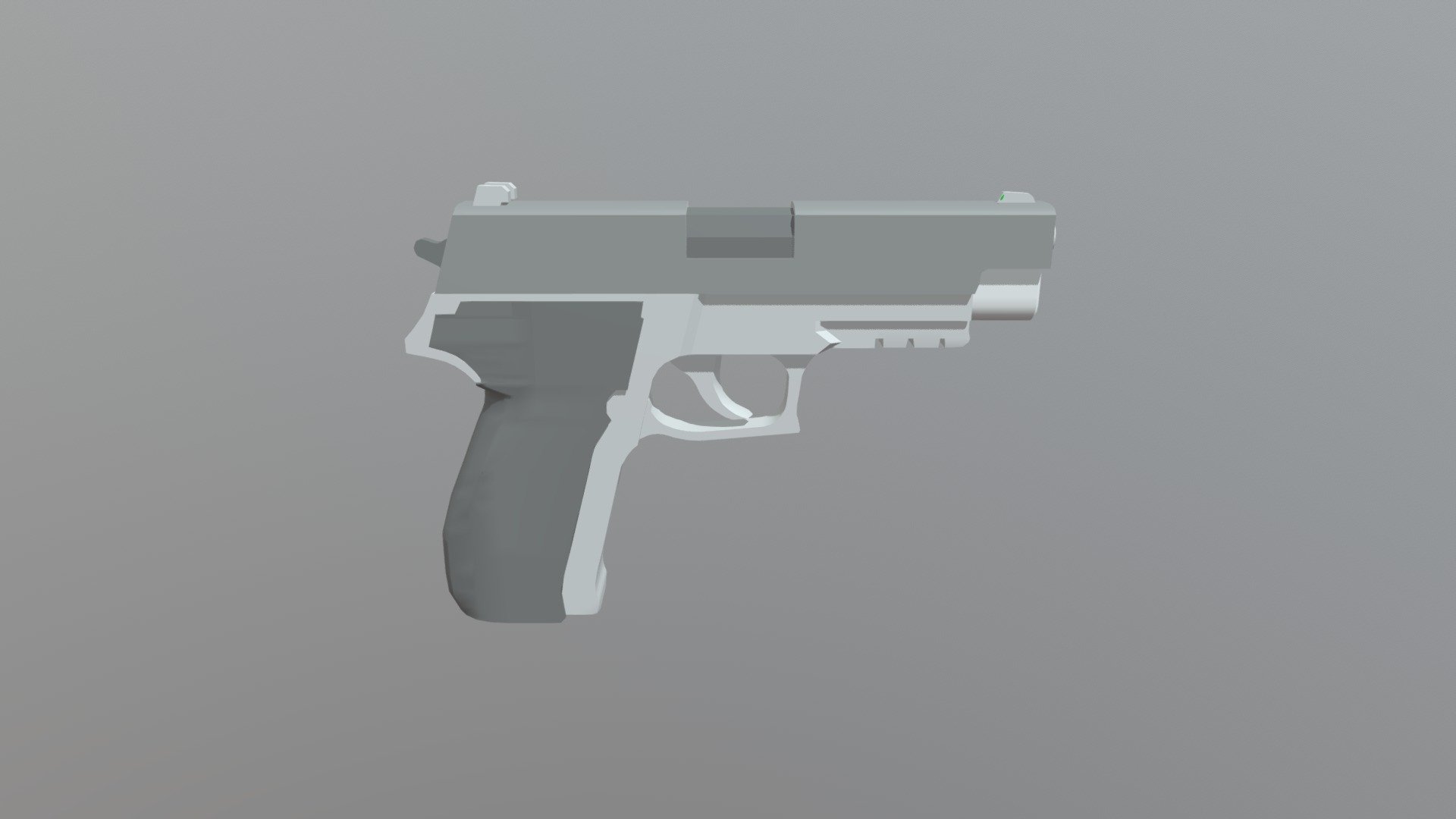 P229 Model Attempt (Untextured)
