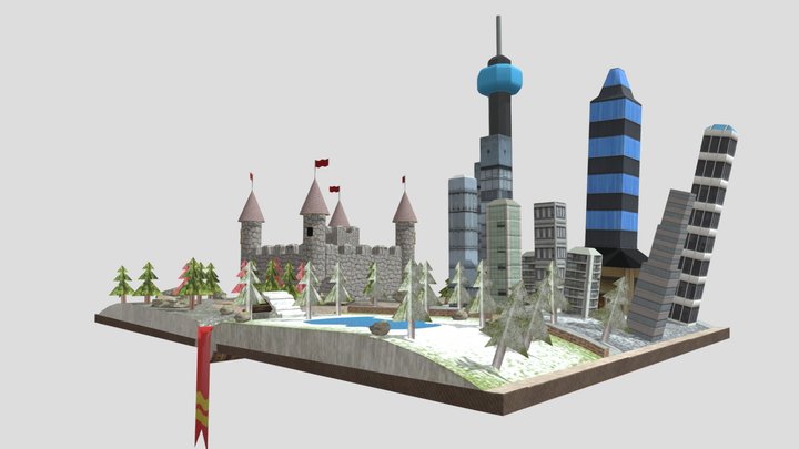 DeRitis_Diorama 3D Model