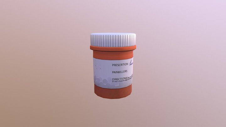 PARAMEDICS Pill Bottle 3D Model