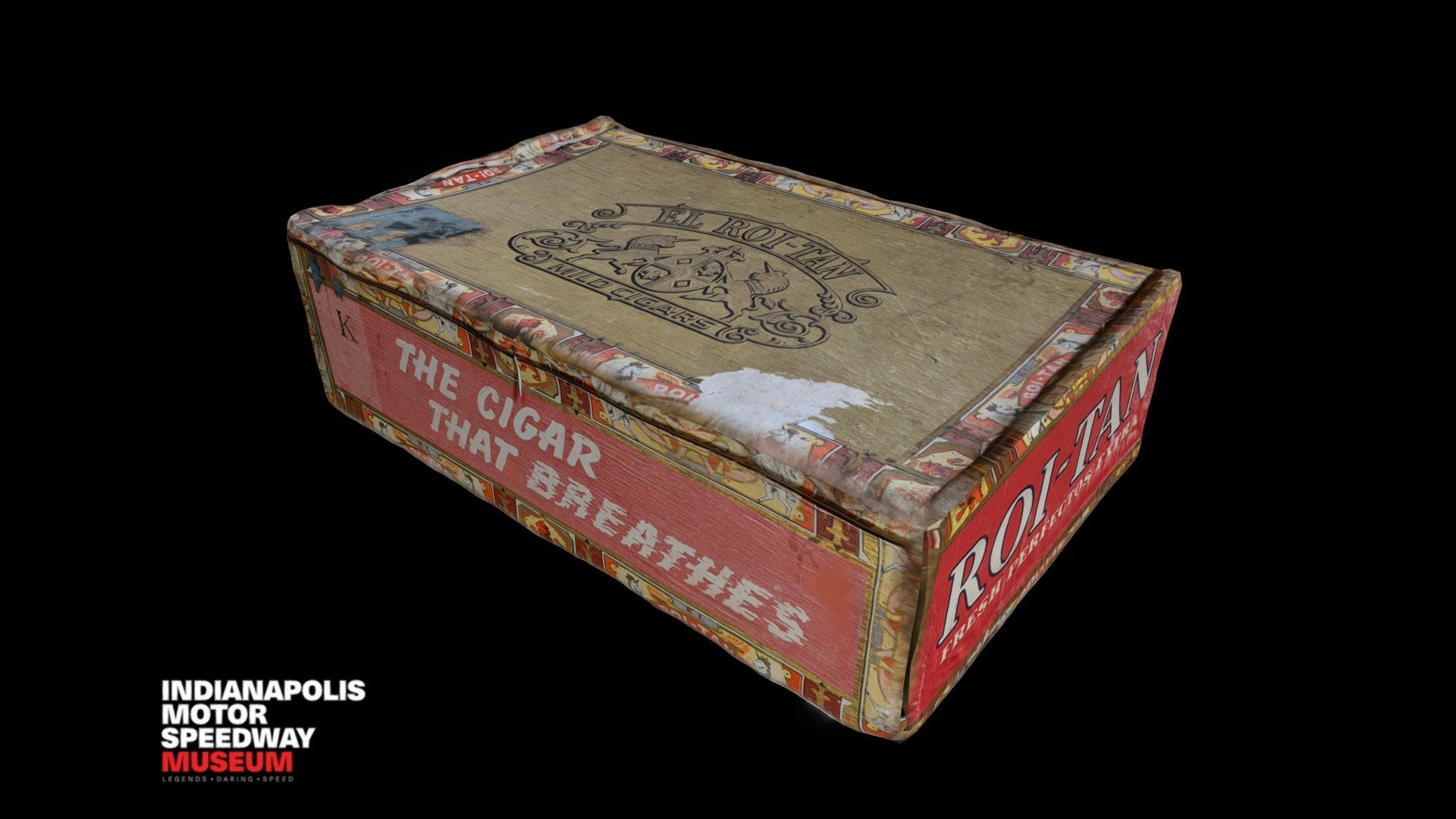 El Roi Tan Cigar Case — Sketchfab embed 3D viewer