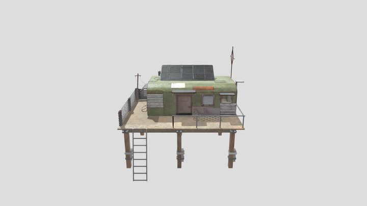Garbage House 3D Model