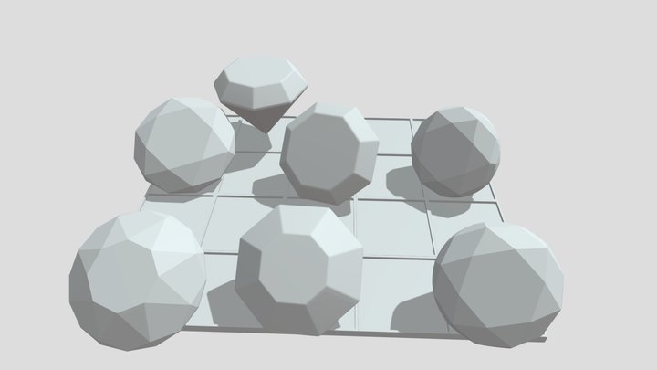 Diamond Scene 01 3D Model