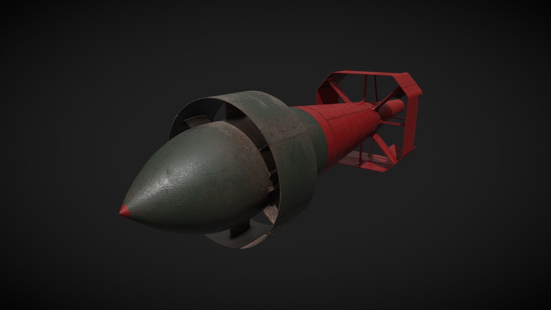 VB13 Tarzon Bomb Buy Royalty Free 3D model by Andrej Grave (andrej
