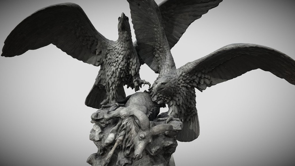 Eagles and Prey, 1850 - Central Park, NYC, USA
