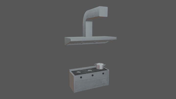 Cookware Set 02 3D Model
